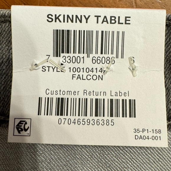 STYLE & CO SKINNY CURVY MID RISE TUMMY CONTROL Gray Falcon CAMO JEANS SIZE 10 - Picture 13 of 16